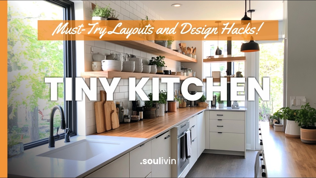 Dream Kitchen in a Tiny Space: Must-Try Layouts and Design Hacks! - YouTube