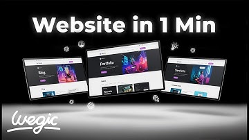 Build a Website with AI Wegic in 45 Seconds
