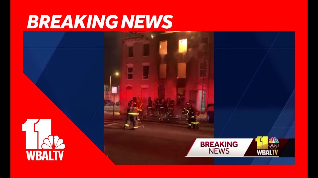 3 Baltimore firefighters killed in vacant rowhome fire - YouTube
