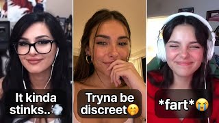 Famous Girl Fart Compilation 🫢😂💨💥🤩😭