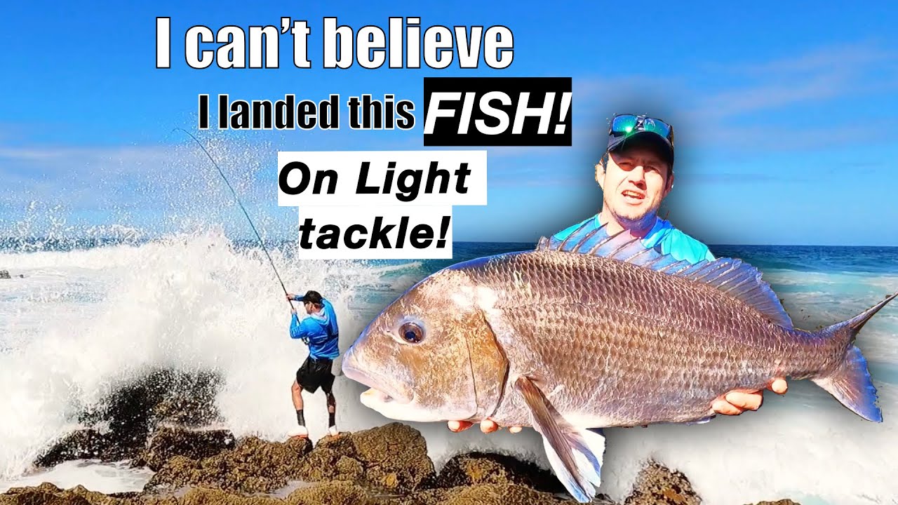 UNBELIEVABLE FISH ON LIGHT TACKLE AND SMALL HOOK IN A VERY FOUL SPOT