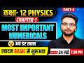 12th Physics Chapter 1 Numericals| Electric Charges and Fields Numericals | वैद्युत आवेश तथा क्षेत्र