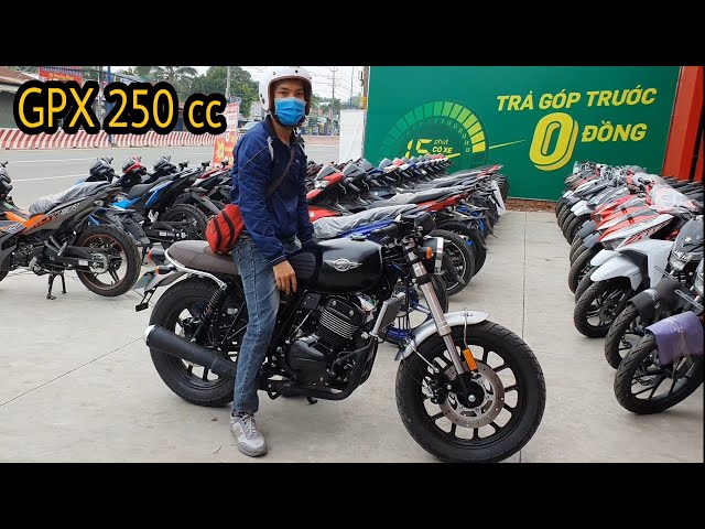 GPX 250 cc  Cận cảnh xe côn tay 250cc giá xe gần 80 triệu  YouTube