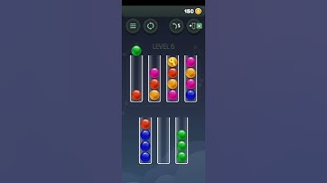 Sort Balls Level 6 Walkthrough Solution iOS/Android