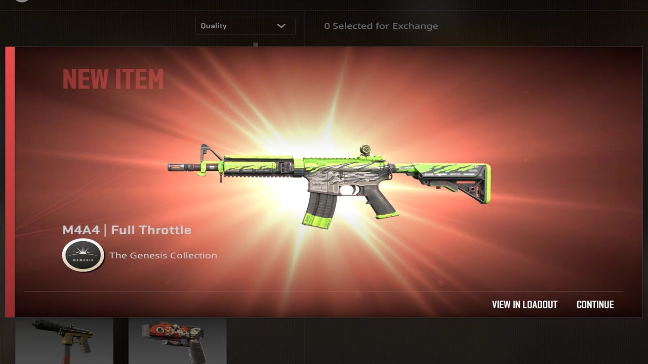 Counter Strike 2 M4A4 | Full Throttle tradeup - YouTube