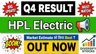 Hpl electric Q4 Results 2026 | Hpl electric & power ltd share | Hpl electric & power ltd latest news