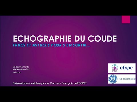 Echographie du coude : trucs et astuces pour s'en sortir (manip to manip)