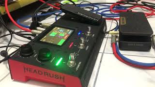 Hotone Ampero Press / HeadRush MX5 (How to use volume / expression simultaneously)
