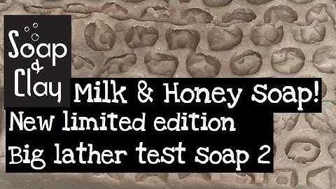 How to incorporate honey in soap | big lather test soap 2 | honey & oat milk | Day 35/365