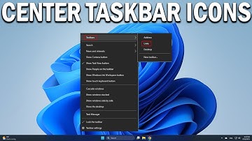 How To Place Taskbar Icons In The Middle In Windows 10/11