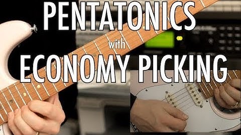 Picking Pentatonics With Economy Picking
