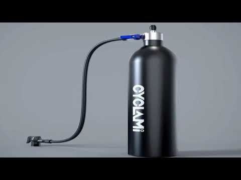 Gonfleur De Pneu VTT/route – Bouteille Air Booster 1,2L En Alliage Aluminium – Marque EXPROTAS – Neuf