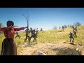 RED DEAD REDEMPTION 2 NPC Wars 36 (Wapiti Indians vs Blackwater Police // US Army)