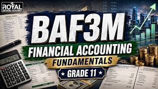 BAF3M Financial Accounting Fundamentals Grade 11