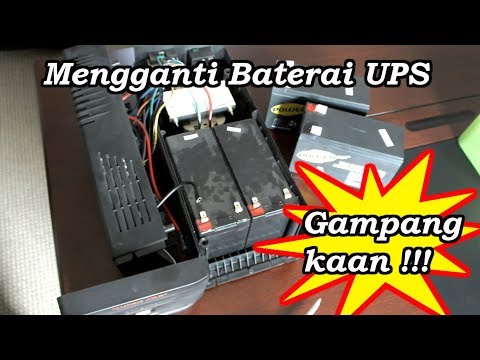 Video: Cara Mengganti Bateri Dalam UPS