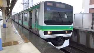 E231系0番台マト121編成 快速 取手行き 南千住発車