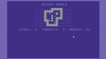 MicroMoves - C64 Basic V2 Clone of Sokoban