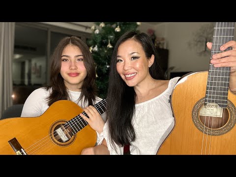 Let it snow | Christmas song | Thu Le and daughter