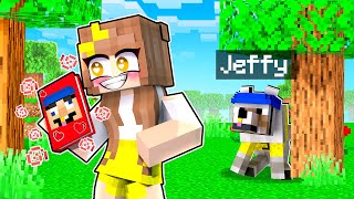Spying on a CRAZY FAN GIRL as a PET in Minecraft!