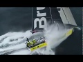 Volvo ocean race team brunel drone launch