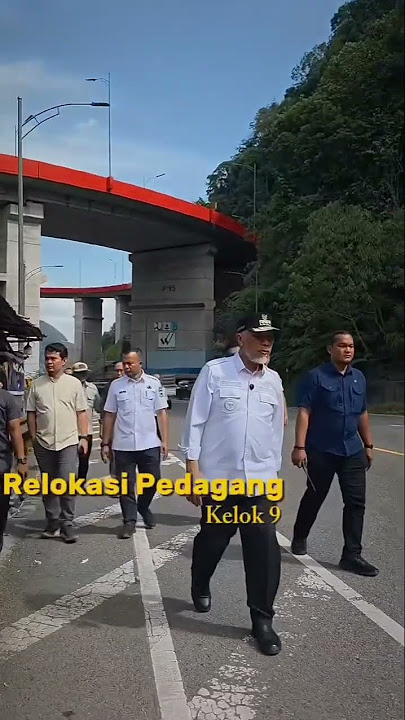 Relokasi pedagang di jembatan kelok 9 oleh Gubernur Sumbar buya mahyeldi