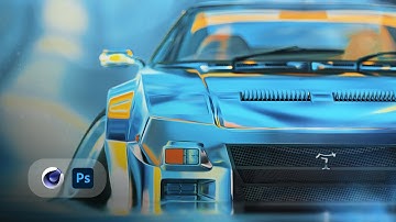 Cinema 4D Workflow | Melting Car Speed Art Timelapse