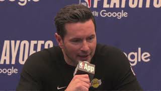 JJ Redick PostGame Interview | Los Angeles Lakers vs Houston Rockets
