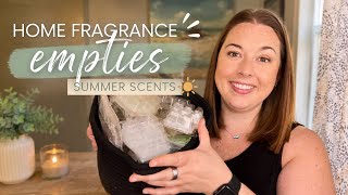 HOME FRAGRANCE EMPTIES Working through Summer Wax