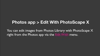 Edit with PhotoScape X from the Photos app - PhotoScape X 2 8 screenshot 4