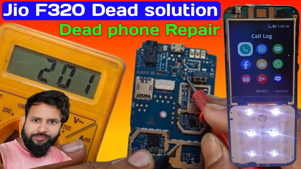 Jio f320 water damage dead solution // jio f320 dead solution // jio ...