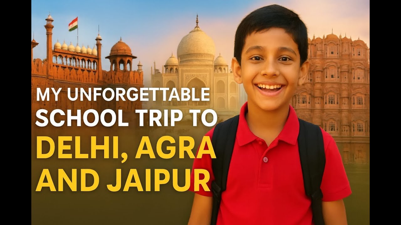 My Unforgettable School Trip to Delhi, Agra & Jaipur | Indian Heritage & Friendship Moments