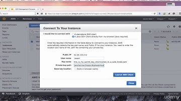 001 Connecting To Your Instance via SSH and Java SSH