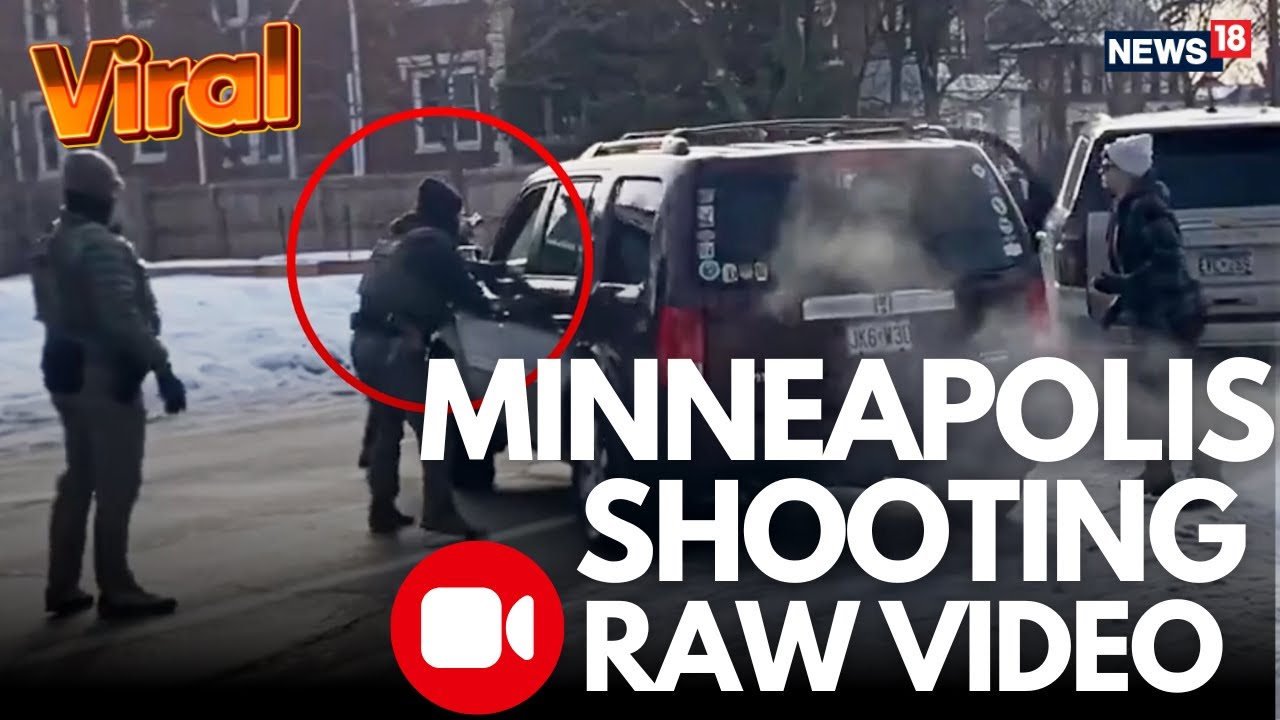 LIVE: ICE shooting in Minneapolis: The Raw Video Of The Incident | ICE Immigration Raids | N18G
