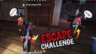 ESCAPE CHALLENGE 🤣🤣 IN FREEFIRE   || YARU DA NEEE  🤣 ||  FUNNY VIDEO