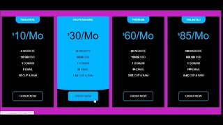 How to create Responsive Pricing Table Using HTML & CSS ! developer Shadhin