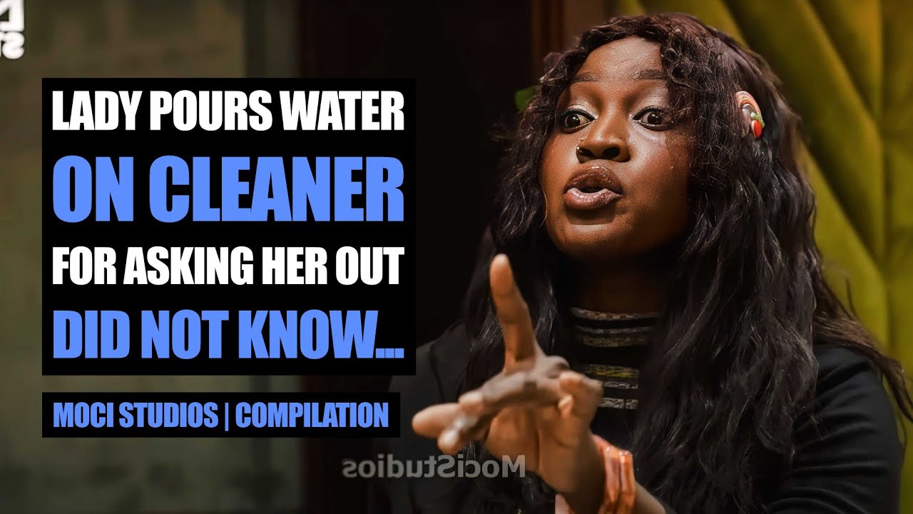 Lady Pours Water On Cleaner For Asking Her Out,  Did Not Know... | Moci Studios 