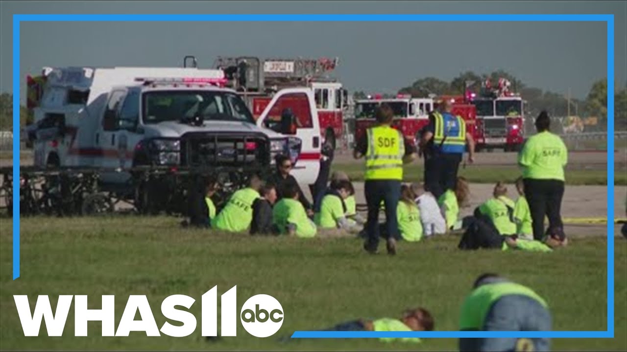 Louisville airport runs full-scale emergency drill simulating runway crash