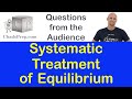 Systematic Treatment of Equilibrium Quiz