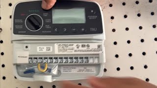 How to install a rainbird sprinkler controller