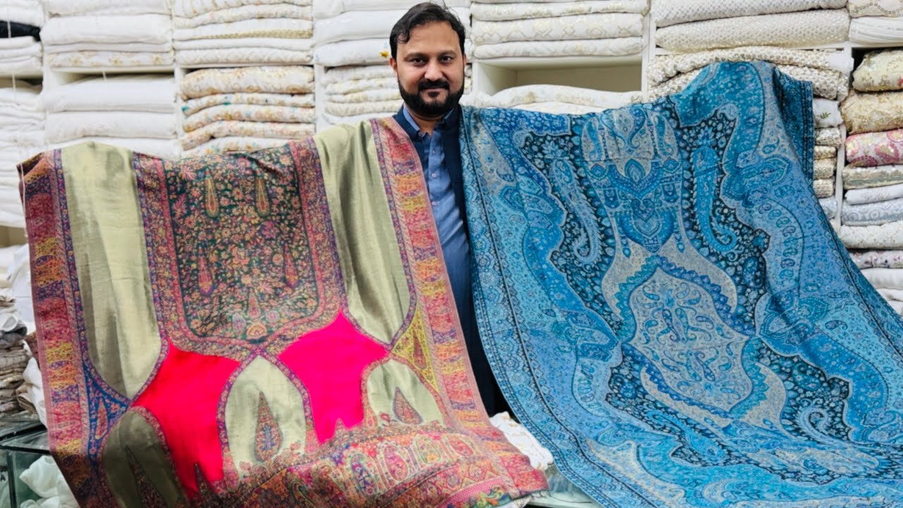 Last Sale Original Kani Silk Shawl Sale | Pure Pashmina Shawl Sale | Pure Kani Silk Shawl Sale 
