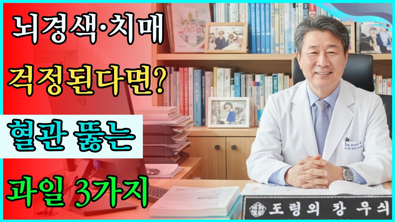 [충격] 뇌경색은 예고 없이 오지 않습니다. 혈관이 막히고 있다면 당장 '이 과일' 3가지부터 챙겨 드세요 (의사 추천) #혈관청소