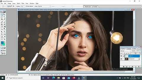 change eyes color in Photoshop 7.0