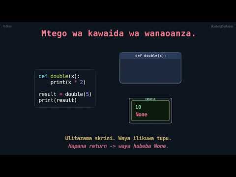 print vs return: a common Python beginner mix-up | Ludwig Explains