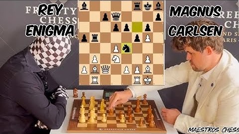 Rey Enigma vs Magnus Carlsen | The Masked Mystery Meets the GOAT 🧠♟️
