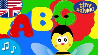 ABC Song | Learn the Letters - Nursery Rhyme Collection for children - tinyschool - 40 min