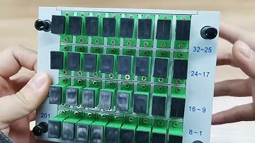 1*x2 1*4 1*8 1*16 1*32 1*64 Spliter ABS Box Mini PLC Cassette Fiber Optic Lgx Splitter