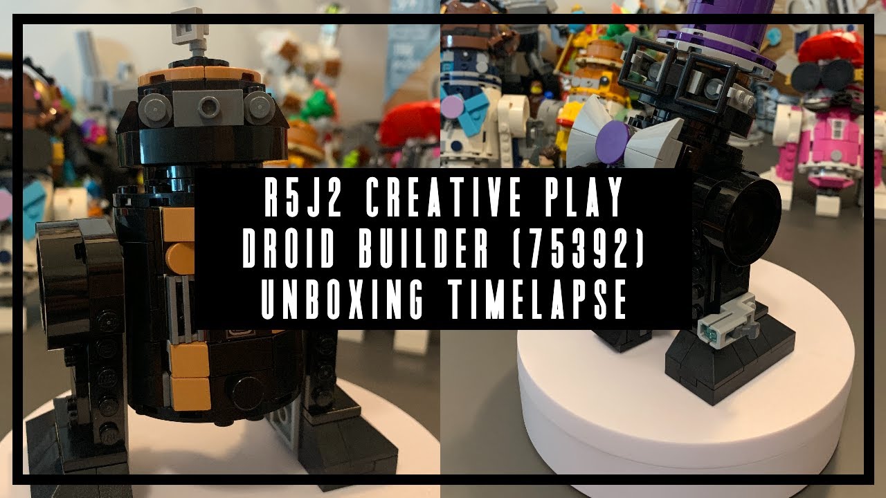 R5-J2 | Creative Play Droid Builder (75392) Unboxing + Timelapse Build & Review | Lego Star Wars