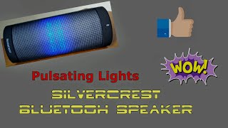 SILVERCREST Bluetooth Speaker Unboxing Review | | - Disco YouTube Light