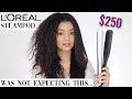 TESTING THE L'OREAL STEAMPOD FLAT IRON ON CURLY HAIR - HONEST REVIEW