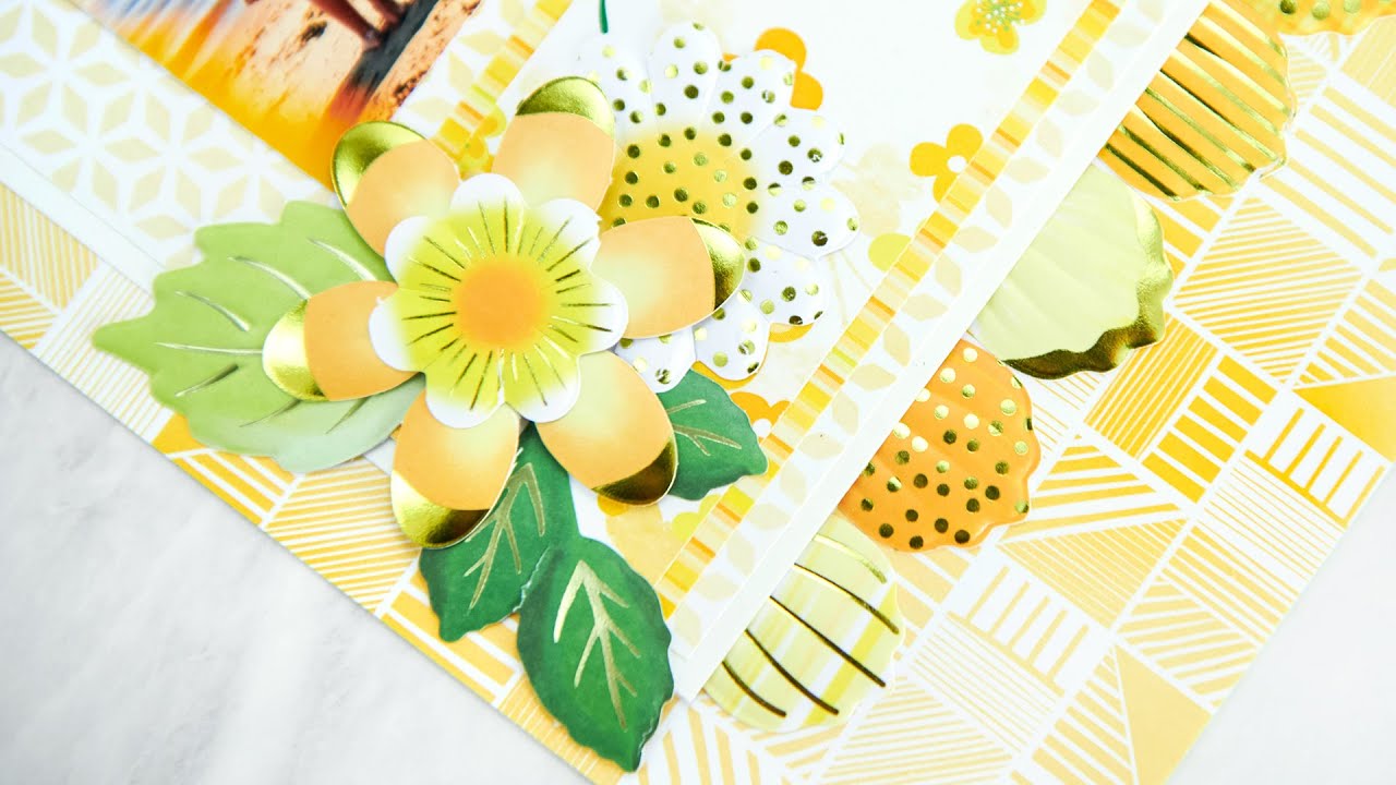 Botanical Burst Yellow Embellishments by Creative Memories